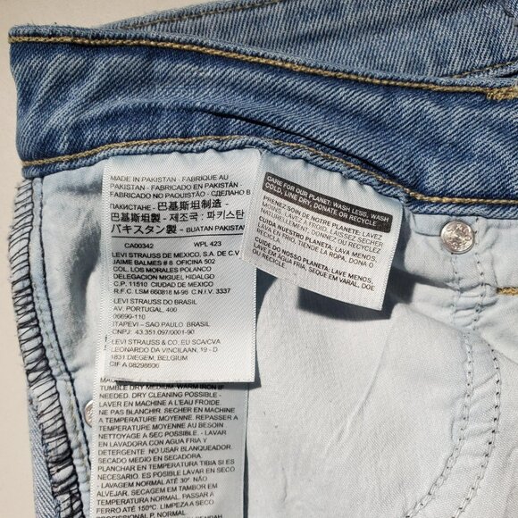 Levis 721 High Rise Skinny Jeans 27w 28L - shipping incl - Picture 9 of 16